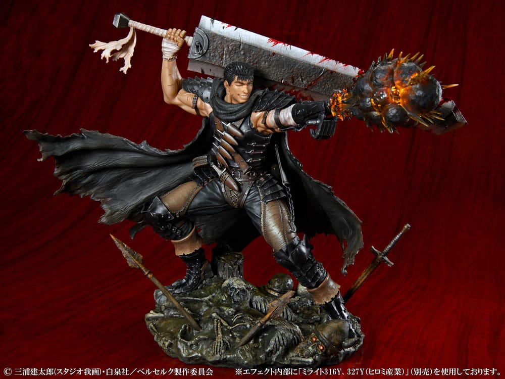 BERSERK - Guts "Black Swordsman" - Statue 1/7 26cm