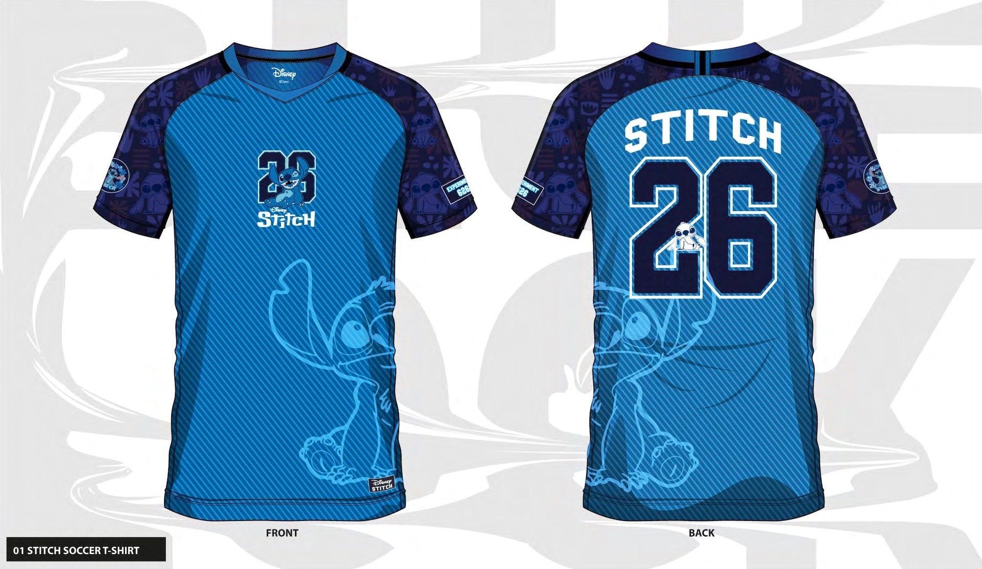 DISNEY - Stitch 26 - Soccer Jersey Men (M)