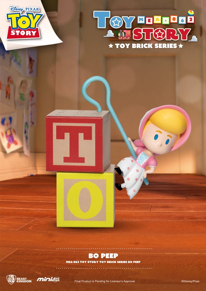 TOY STORY – Toy Brick-Serie – 8 Mini-Ei-Attack-Figuren-Set, 7 cm