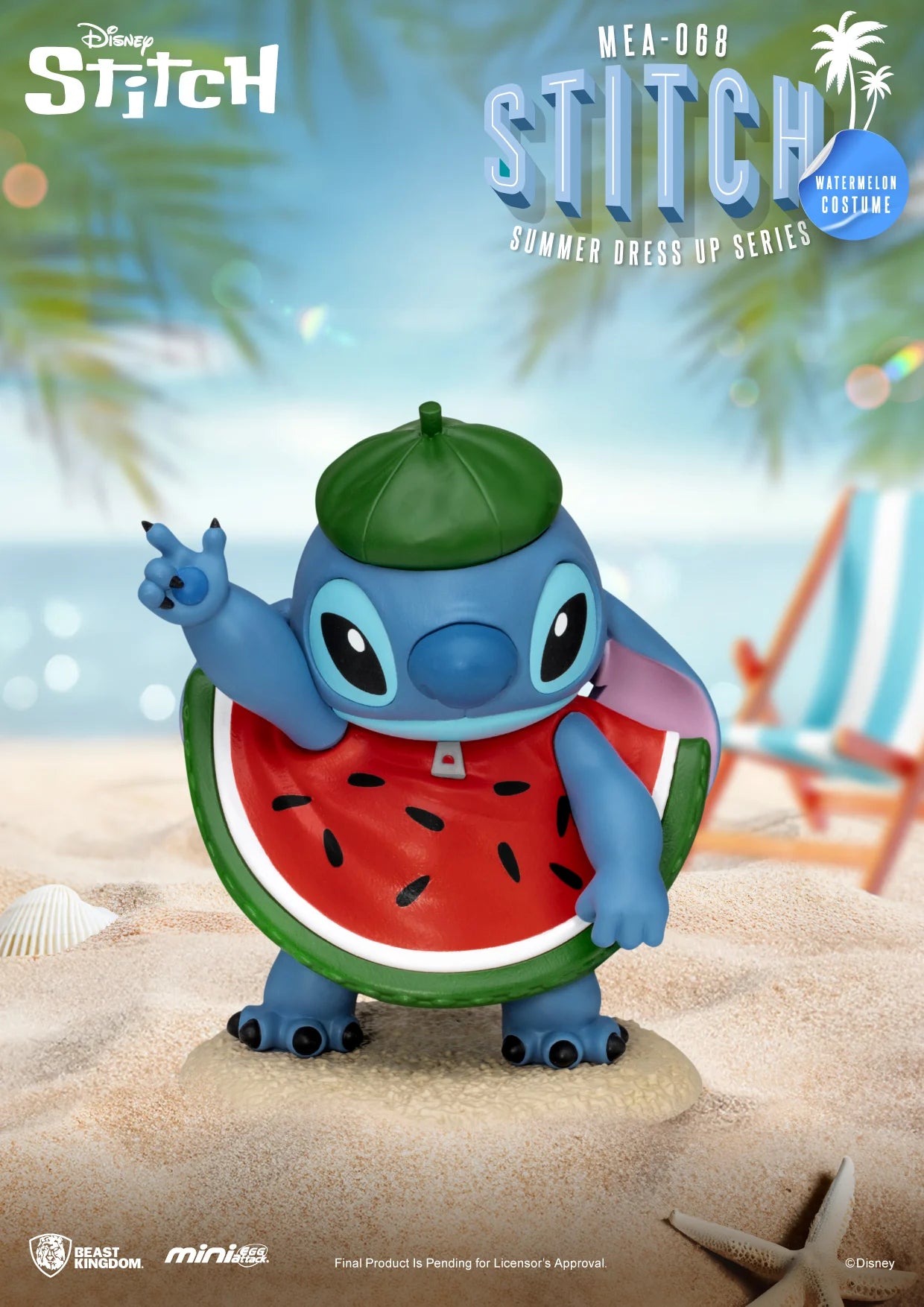LILO & STITCH - Stitch Summer dress up - 6 Figure set 9cm