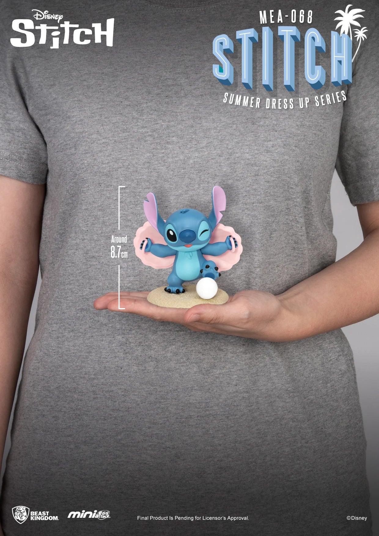 LILO & STITCH - Stitch Summer dress up - 6 Figure set 9cm