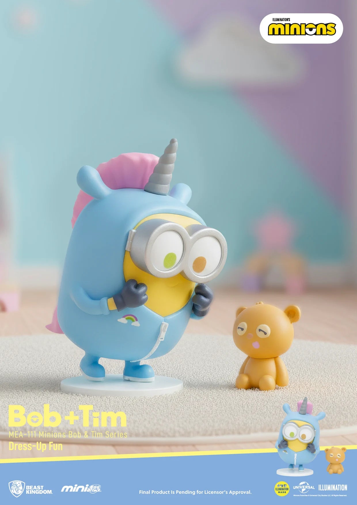 MINIONS - Bob & Tim Series - Blind Box Set 6 Figure 6.3cm