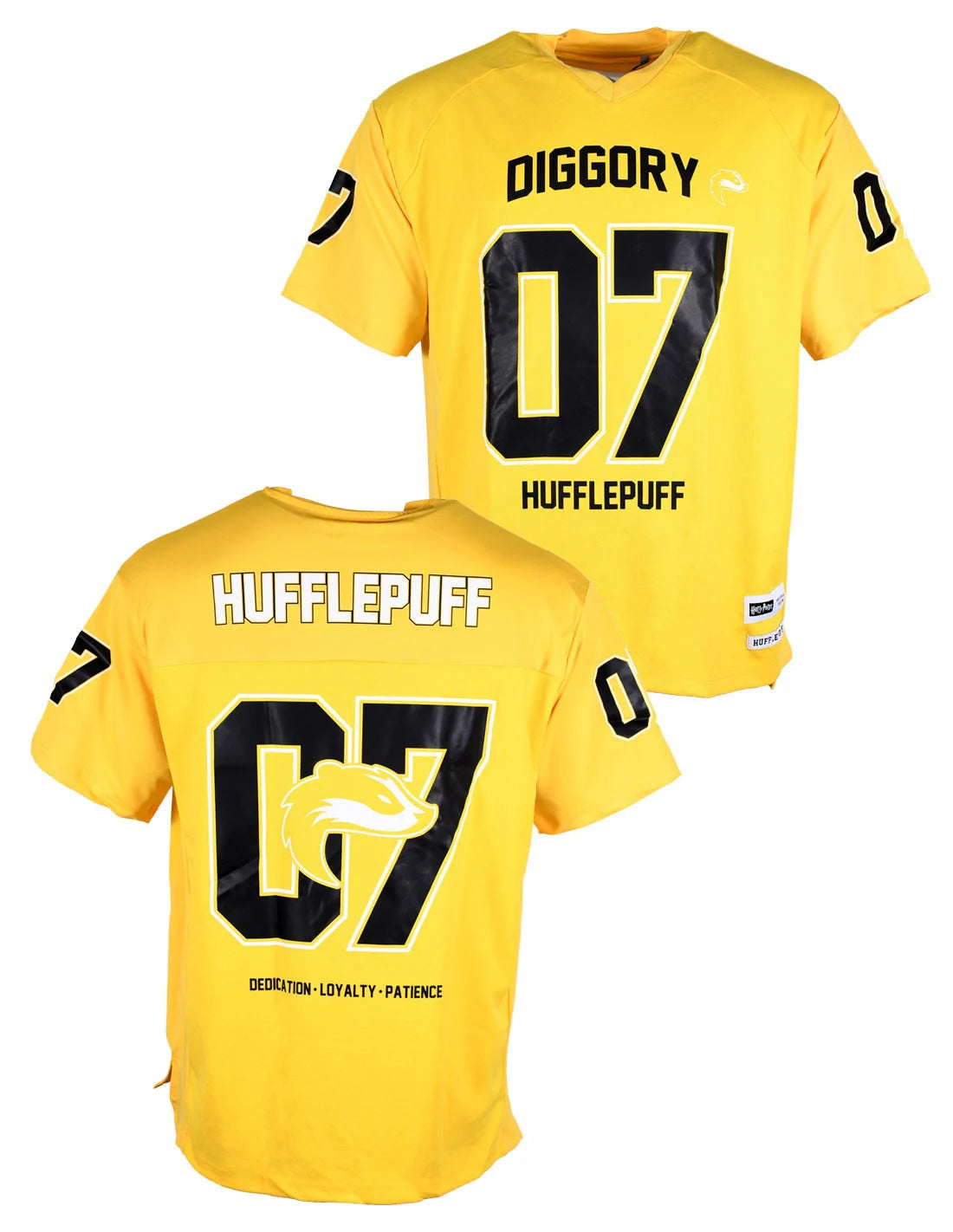 HARRY POTTER - Hufflepuff - T-Shirt Sports US Replica unisex (M)