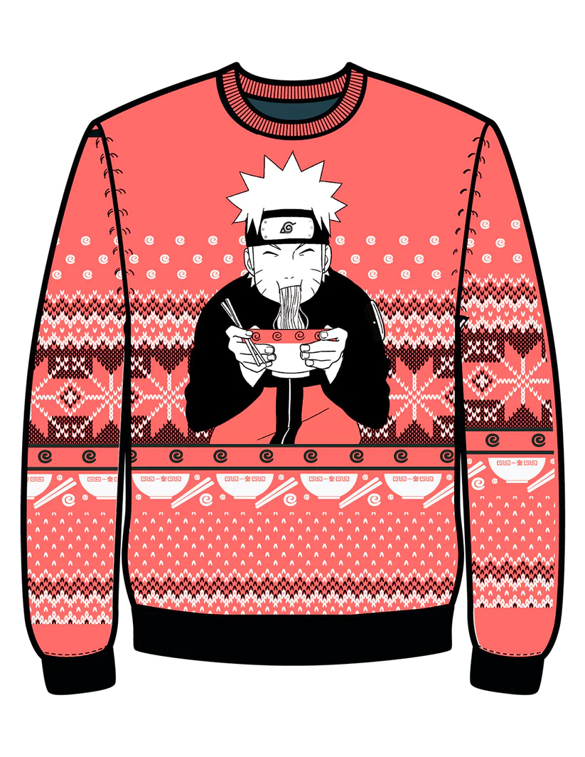 NARUTO - Ramen Ichiraku - Men Christmas Sweaters (XL)