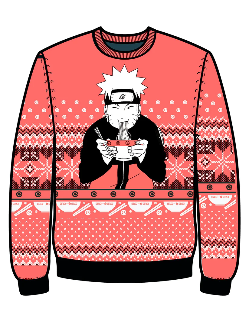 NARUTO - Ramen Ichiraku - Men Christmas Sweaters (S)