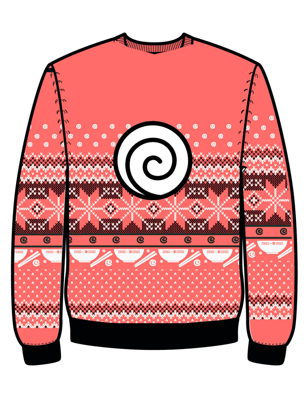 NARUTO - Ramen Ichiraku - Men Christmas Sweaters (M)