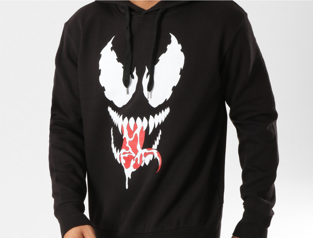 MARVEL - Dark Venom Face - Men Sweat-Shirt (M)