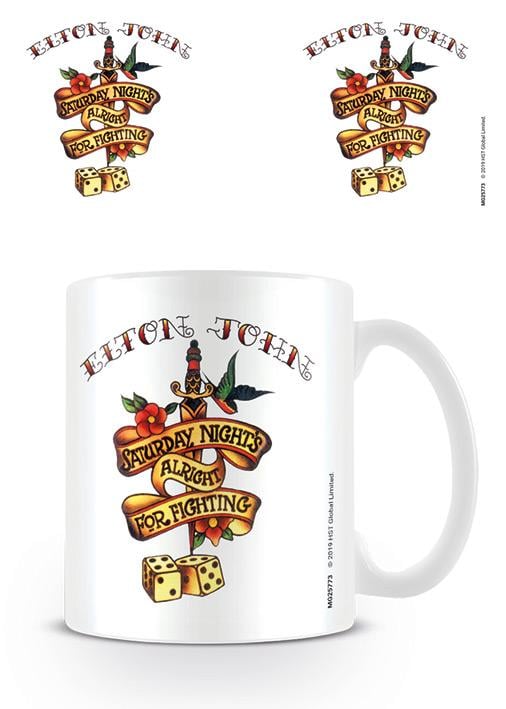 ELTON JOHN - Mug - 315 ml - Saturday Night Tattoo