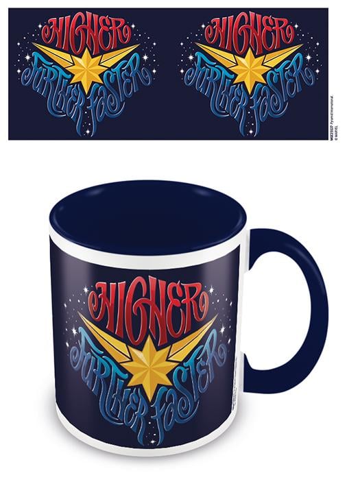 MARVEL - Colored Inner Mug - Captain Marvel - Blue