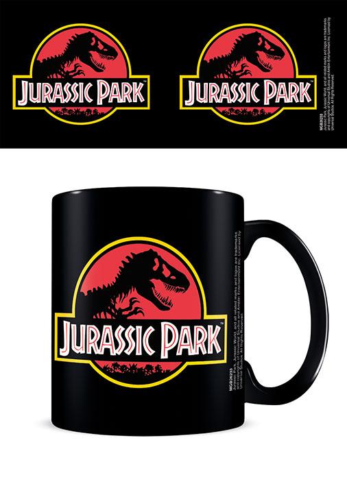 JURASSIC PARK - Logo - Black Pod Mug 315ml