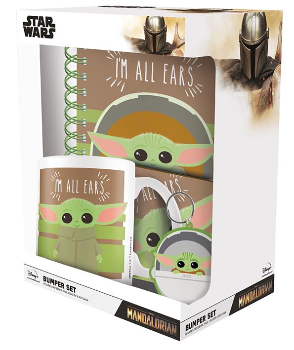 THE MANDALORIAN - I'm All Ears - Gift Set with mug, notebook, keychain