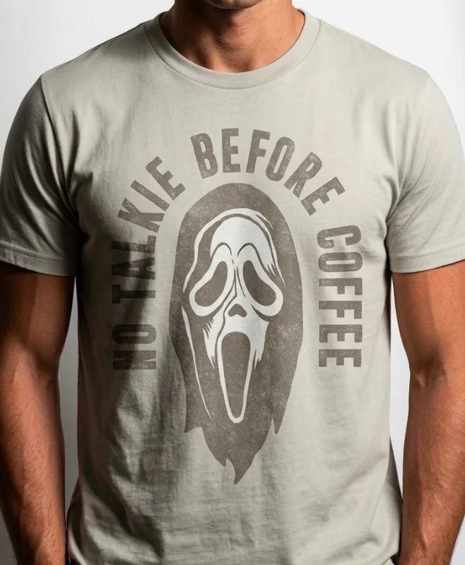 SCREAM - No talk before coffee - T-Shirt (S)