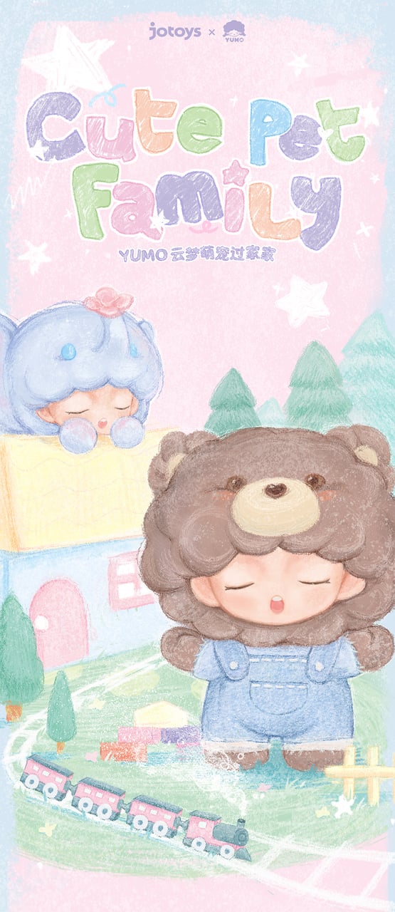 JOTOYS - Yumo Cute pet family Mini series BLIND BOX - 5cm