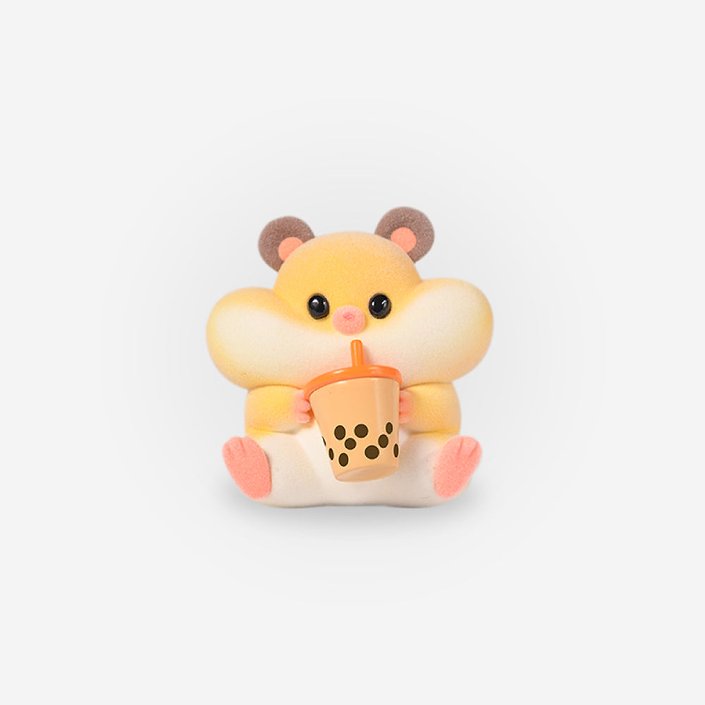 FLOCKING RICH HAMSTER - Hamster's Daily life - 4-7cm (Assort 6 Pcs)