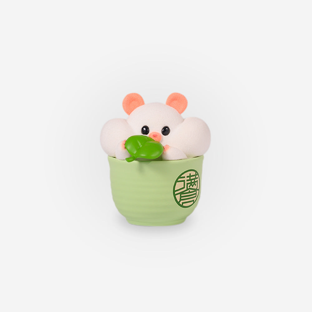 FLOCKING RICH HAMSTER - Hamster's Daily life - 4-7cm (Assort 6 Pcs)