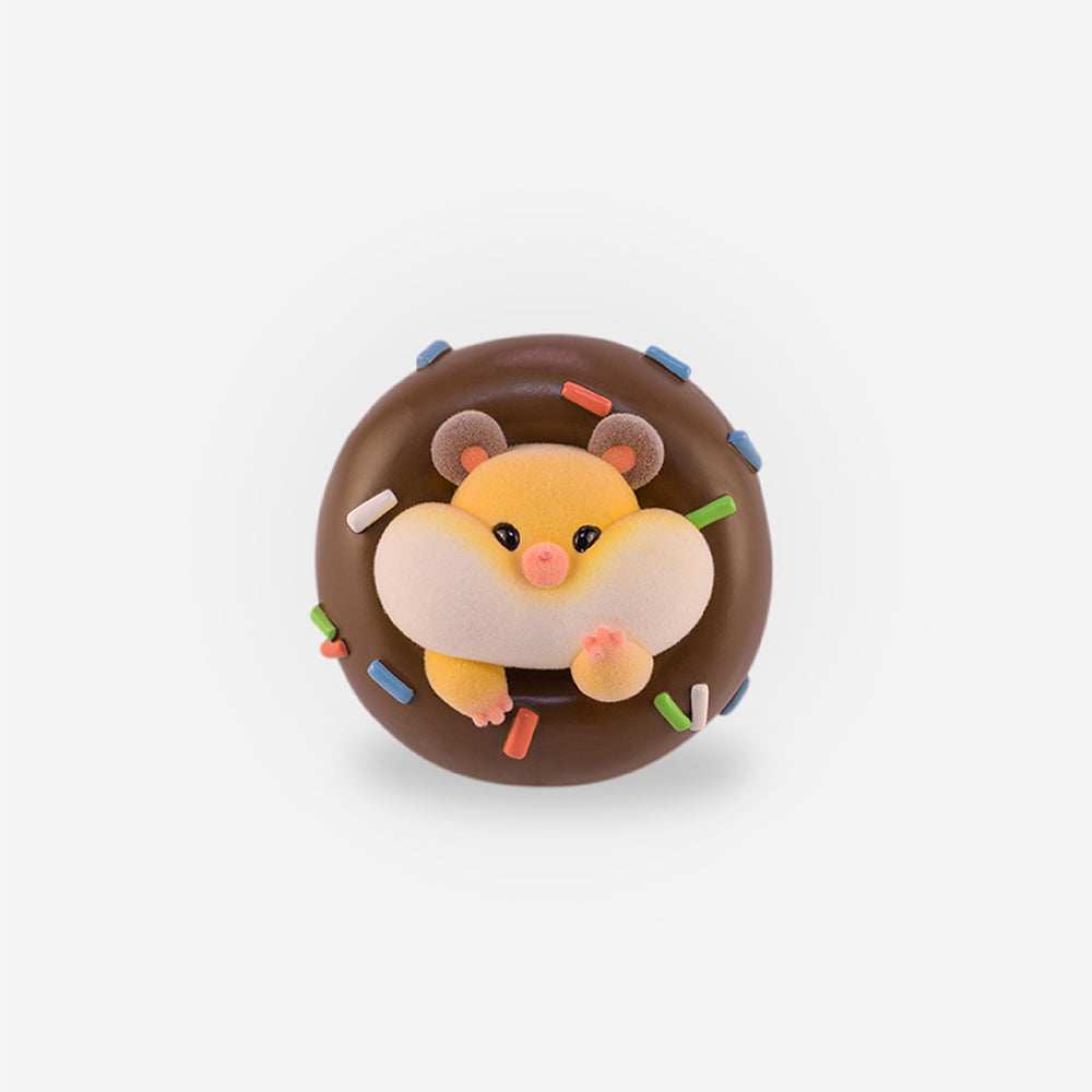 FLOCKING RICH HAMSTER - Hamster's Daily life - 4-7cm (Assort 6 Pcs)