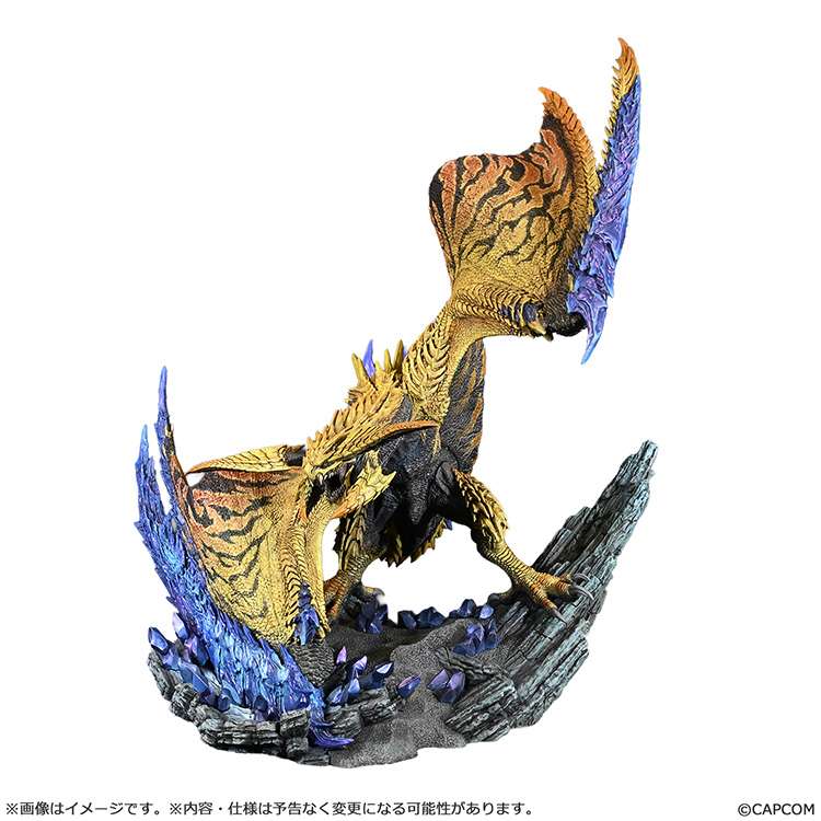 MONSTER HUNTER - Shining Thunder Wyvern Rey Dau - Statue 28cm