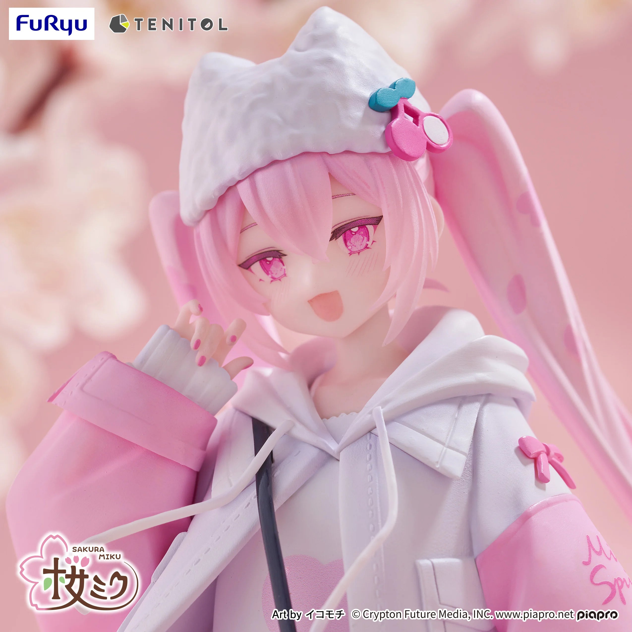 HATSUNE MIKU - Sakura Miku - Statue Tenitol 19cm