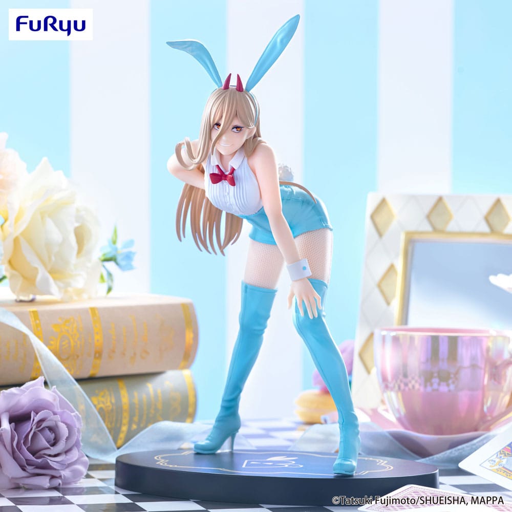 CHAINSAW MAN - BiCute Bunnies Power Light Blue - Statue 25cm