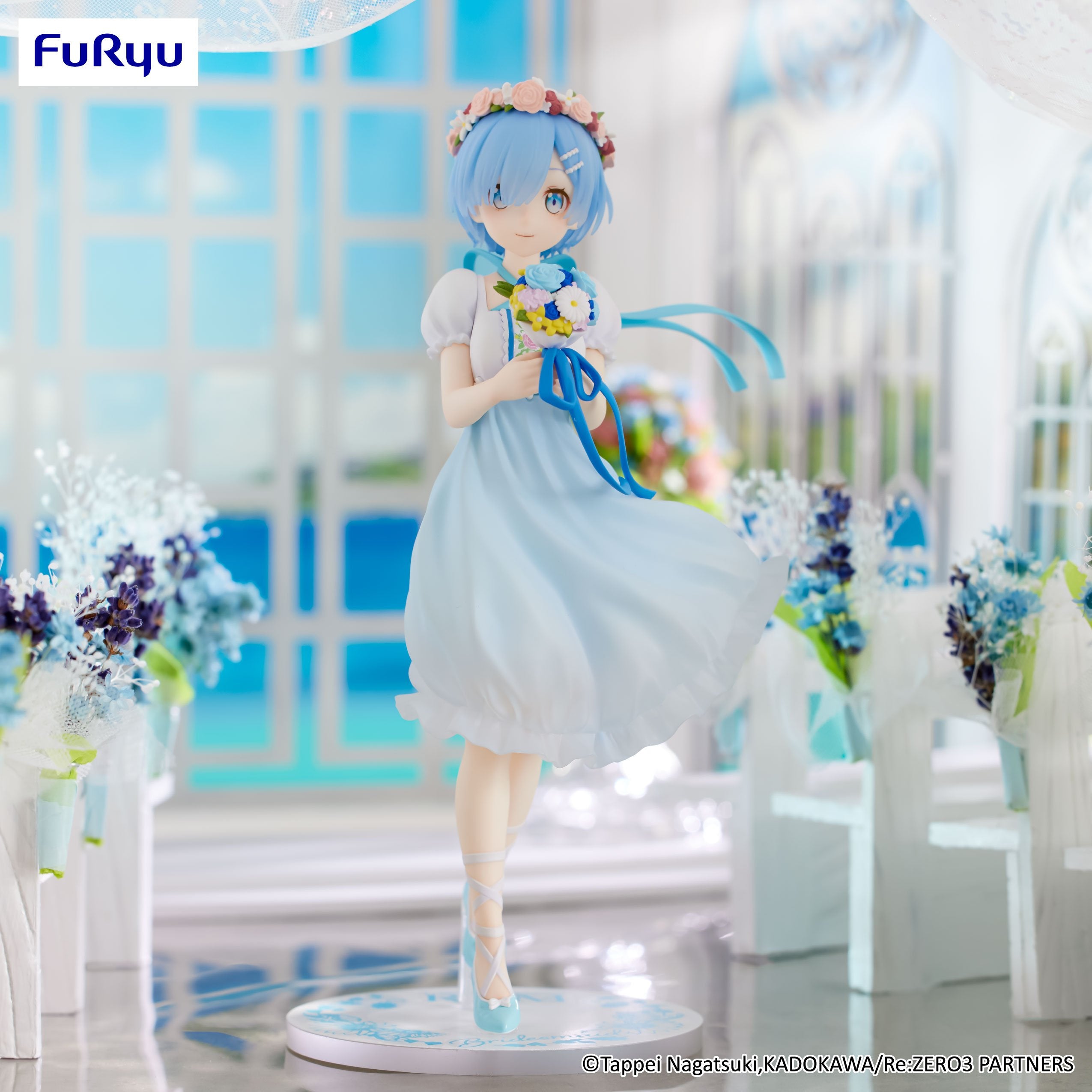 RE ZERO - Rem "Bridesmaid" - Statue Trio-Try-It 21cm