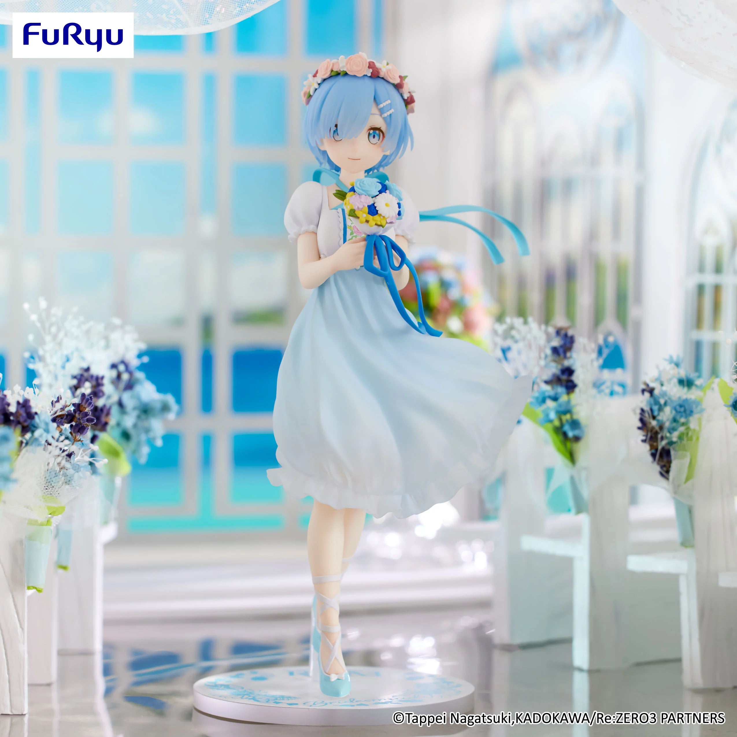 RE ZERO - Rem "Bridesmaid" - Statue Trio-Try-It 21cm