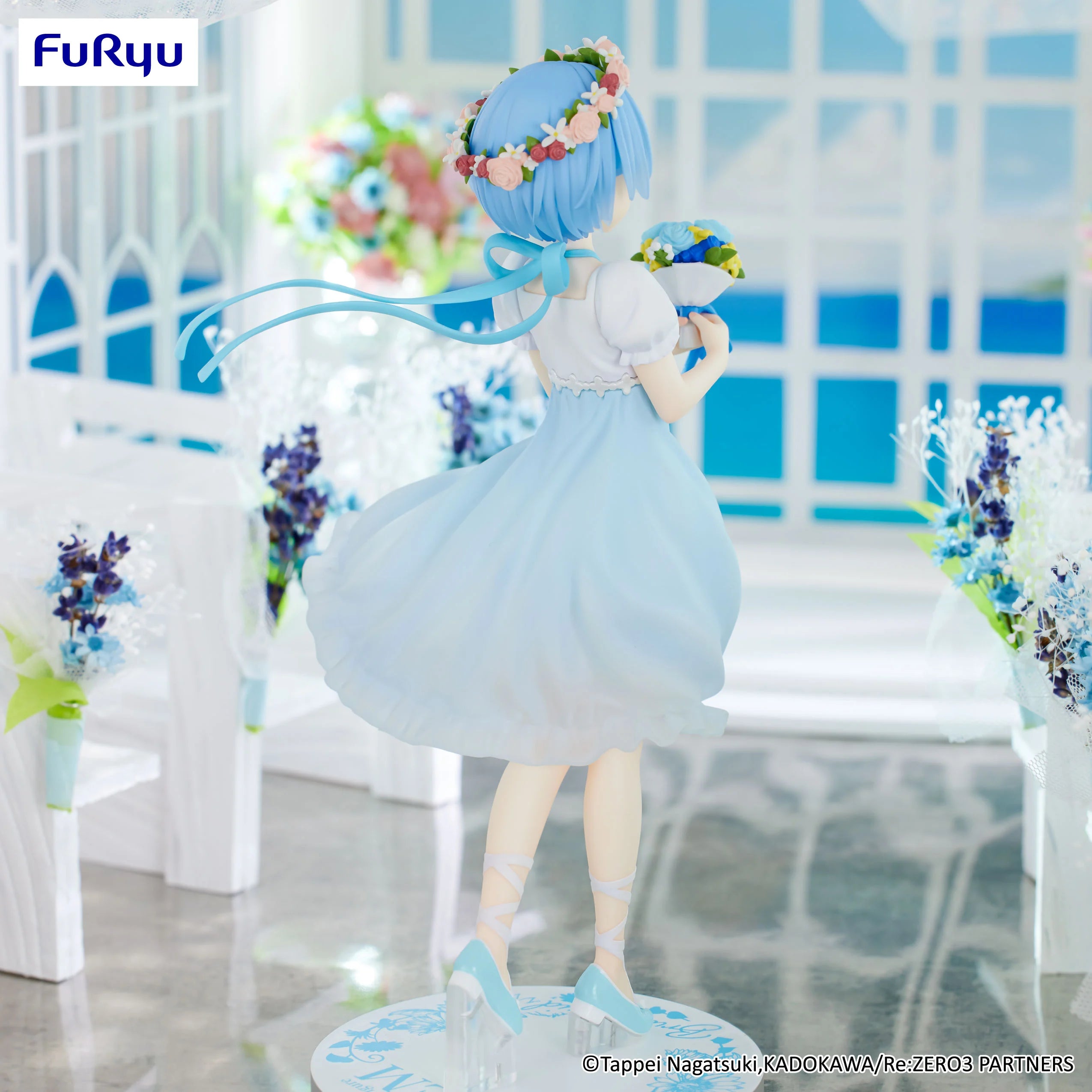 RE ZERO - Rem "Bridesmaid" - Statue Trio-Try-It 21cm