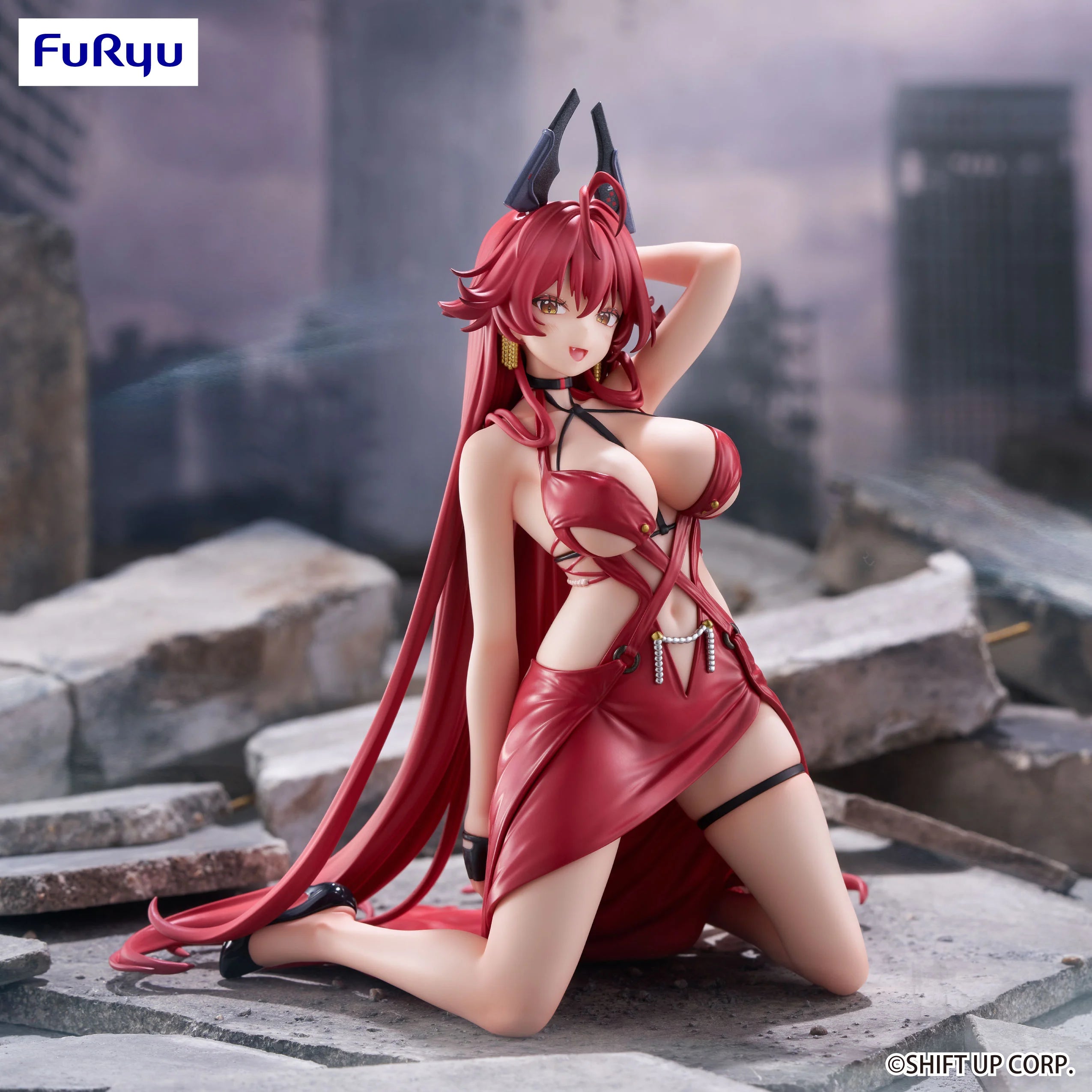 GODESS OF VICTORY NIKKE - Red Hood - Statue Noodle Stopper 12cm