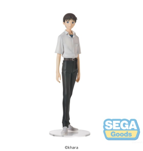 EVANGELION - Shinji Ikari Uniform Ver - High Premium Figure 22cm