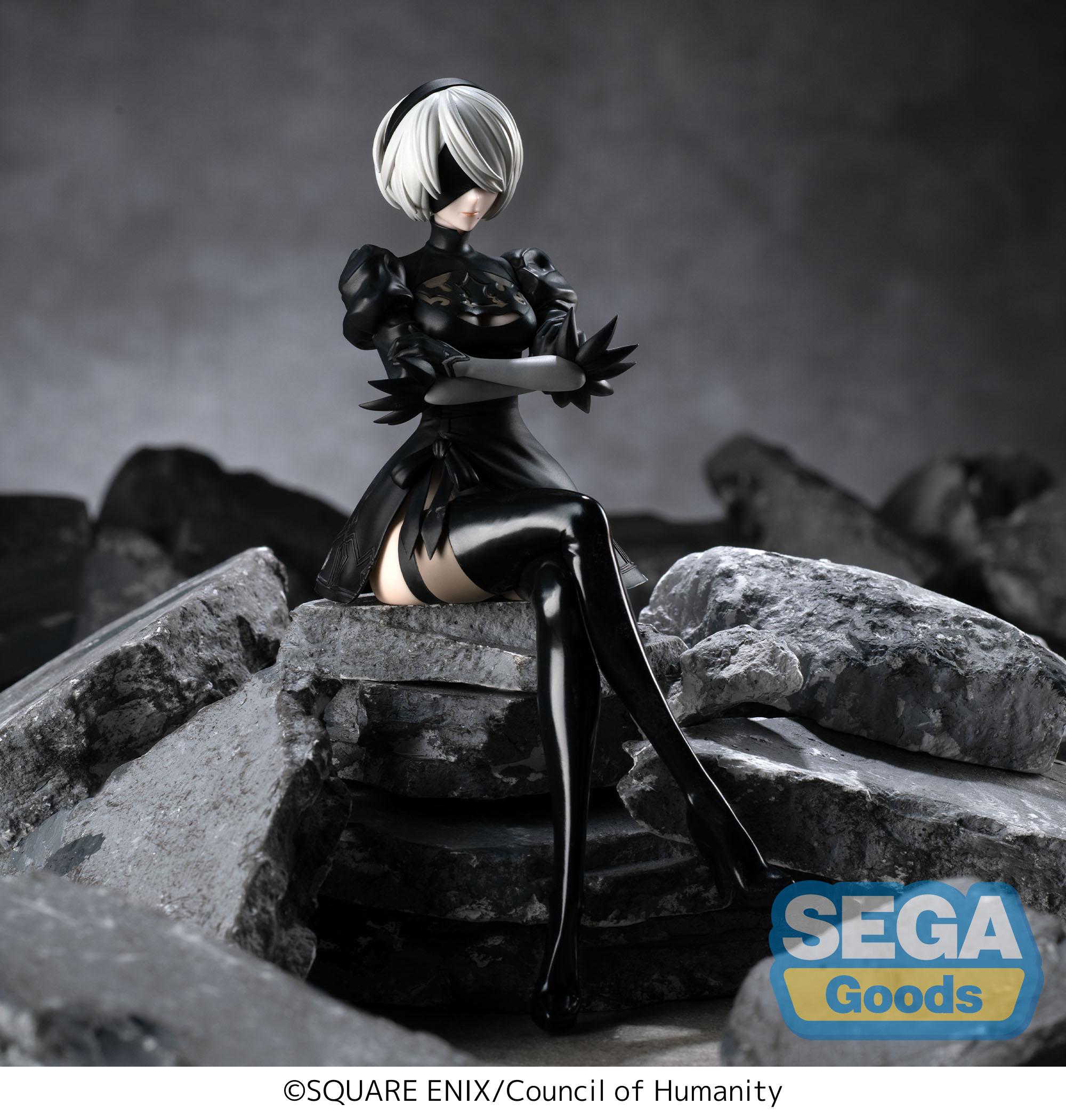 NIER AUTOMATA VER 1.1A - 2B - Statue PM Perching 13cm