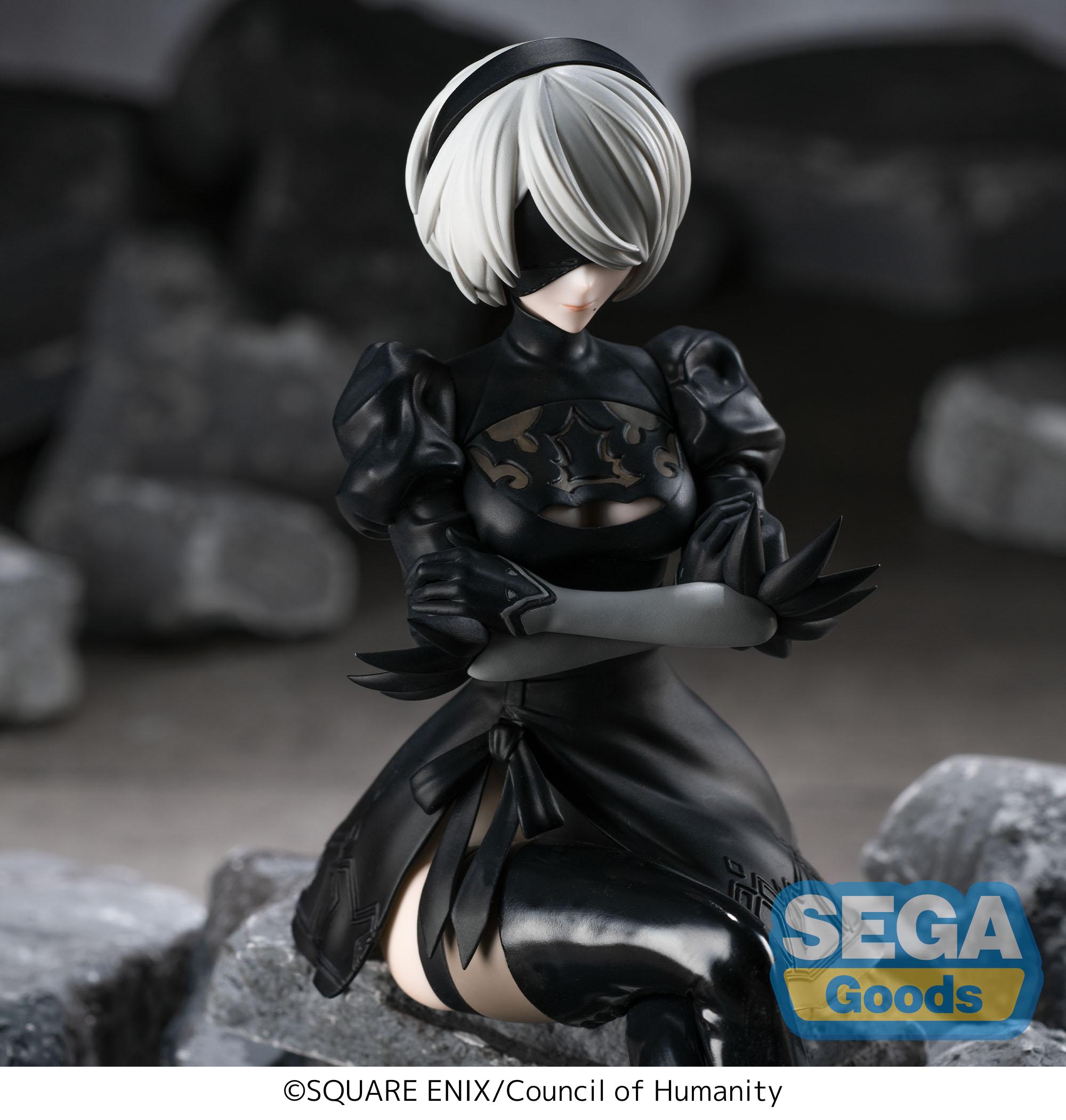 NIER AUTOMATA VER 1.1A - 2B - Statue PM Perching 13cm