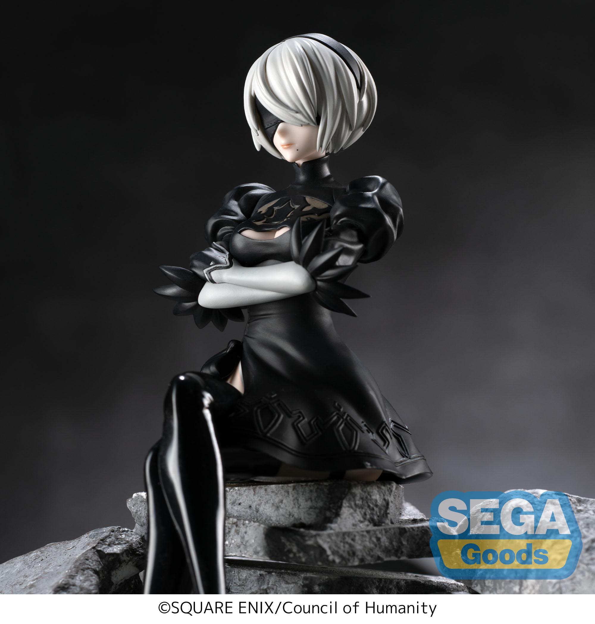 NIER AUTOMATA VER 1.1A - 2B - Statue PM Perching 13cm