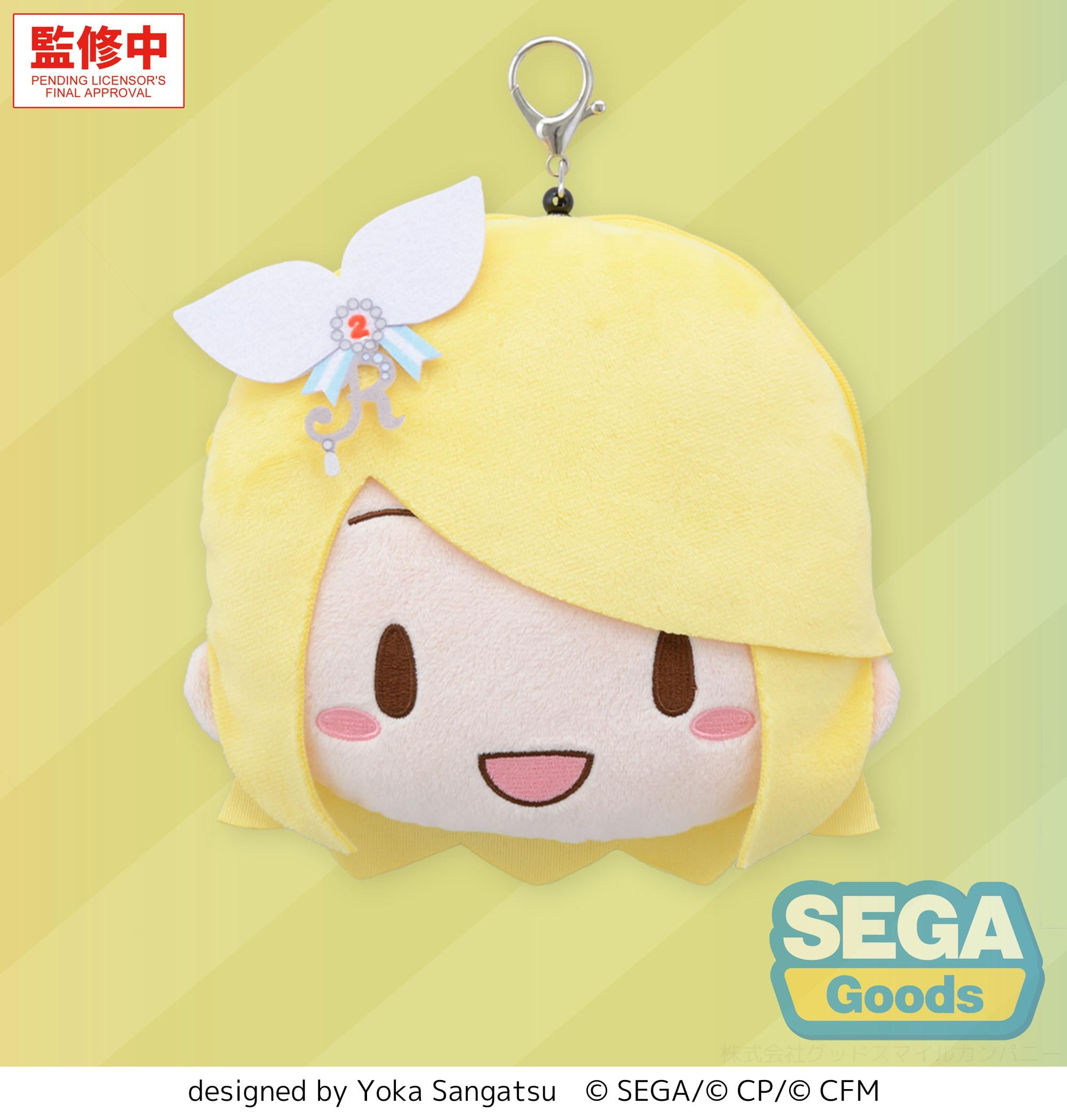 HATSUNE MIKU - Kagamine Rin - Plush Bag Charm 16x6x14 cm