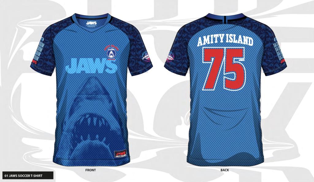 LES DENTS DE LA MER - Amity Island 75 - Maillot de Foot Homme (XL)