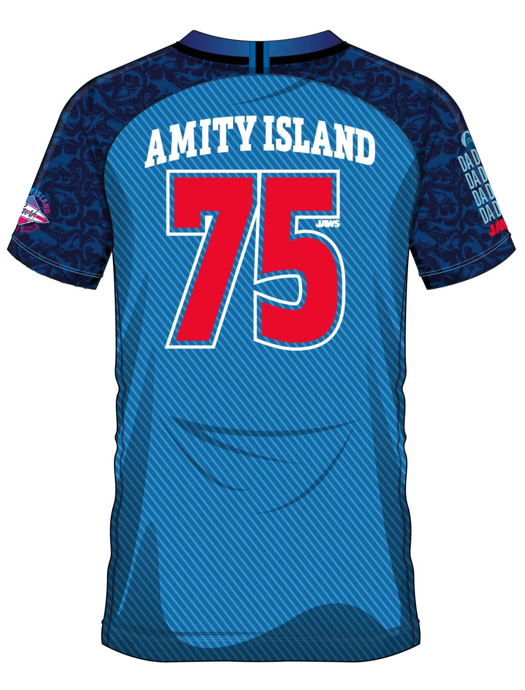 LES DENTS DE LA MER - Amity Island 75 - Maillot de Foot Homme (XL)