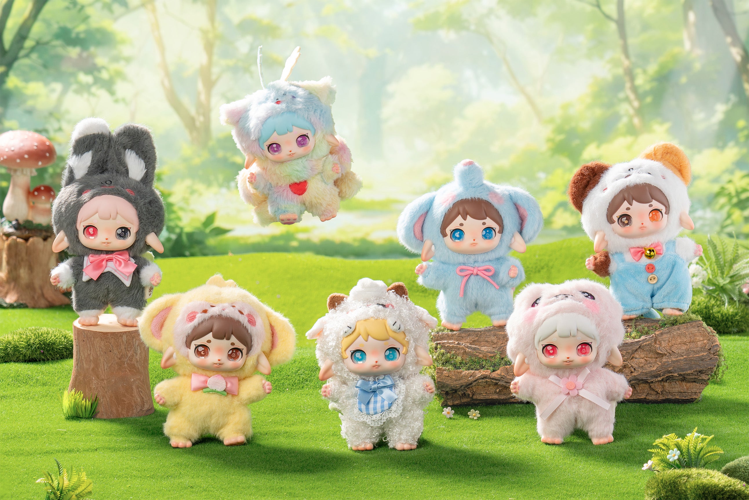 MJD - Ruby Happy Fluffy Series - BLIND BOX (6pcs) - 17cm