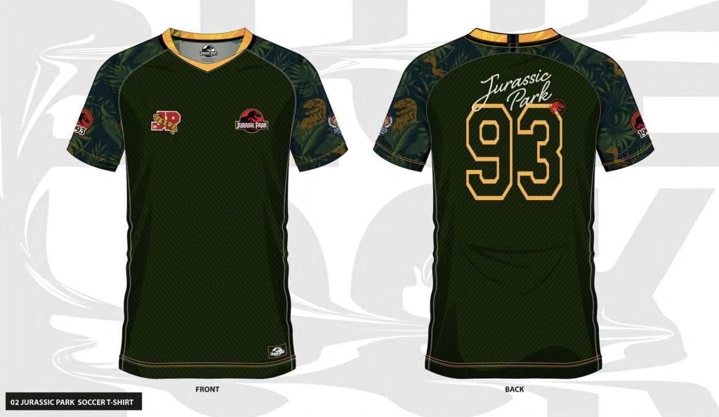 JURASSIC PARK - Jurassic Pak 93 - Maillot de Foot Homme (L)