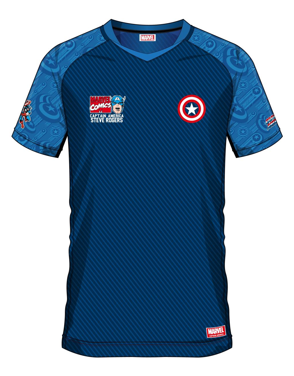 MARVEL - Captain America 41 - Soccer Jersey Men (M)