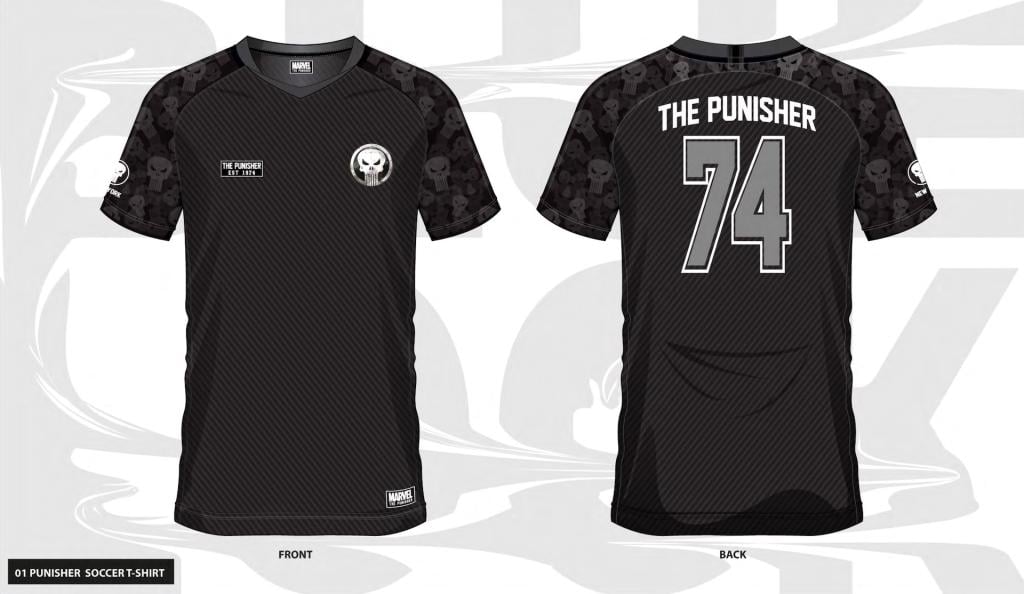 MARVEL - The Punisher 74 - Maillot de Foot Homme (XL)