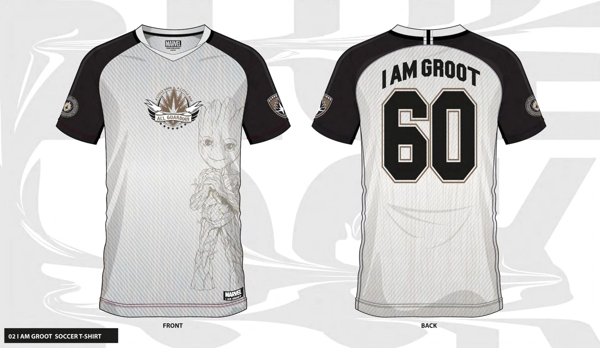 MARVEL - I Am Groot 60 - Soccer Jersey Men (XL)