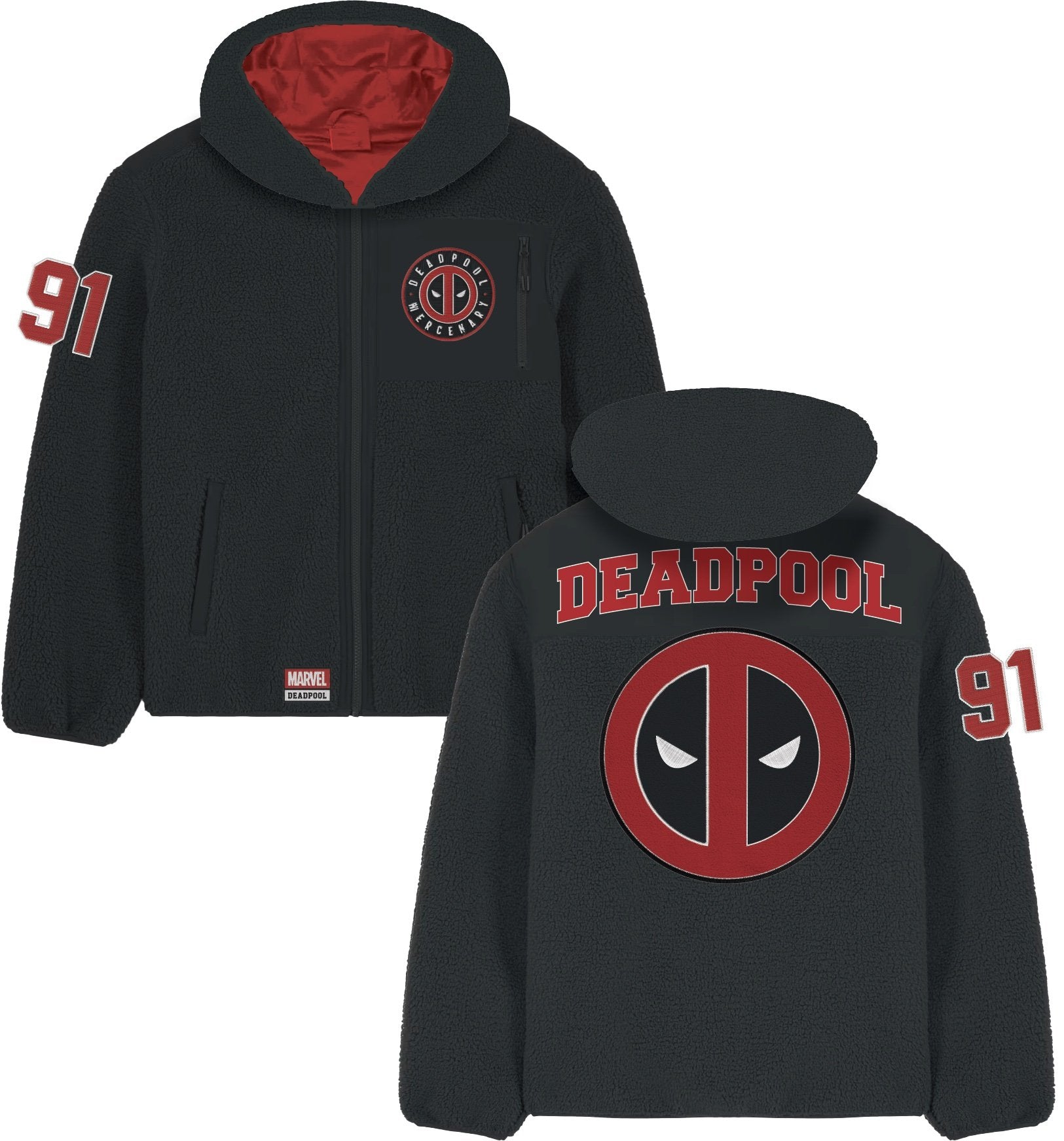 MARVEL - Deadpool - Sherpa Jacket (XL)