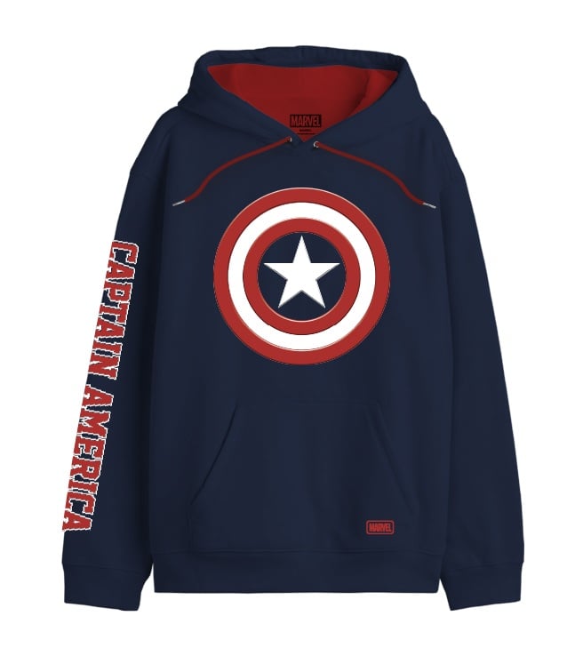 MARVEL - Captain America logo - Sweat HD Classic (L)