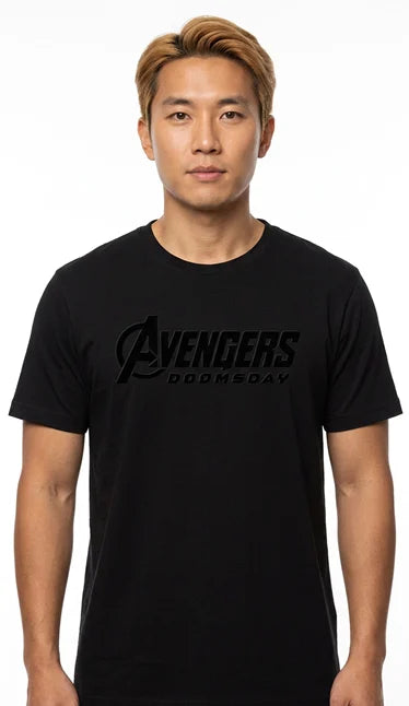 AVENGERS DOOMSDAY - 3D Logo - T-Shirt Men (L)