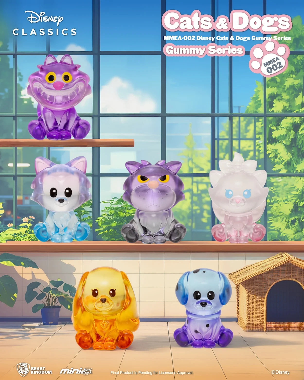 DISNEY - Cats & Dogs Gummy Series - Figurine Blind Box 3.4cm (24pcs)
