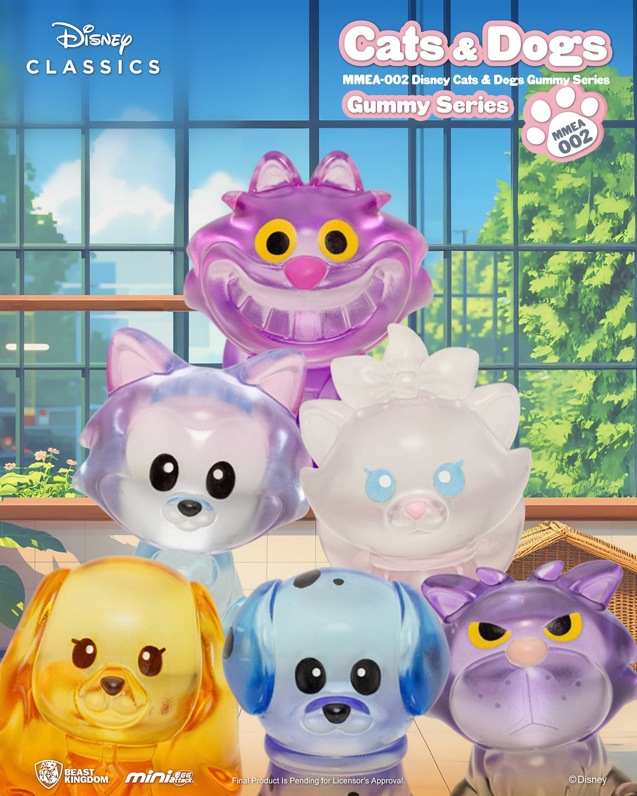 DISNEY - Cats & Dogs Gummy Series - Figurine Blind Box 3.4cm
