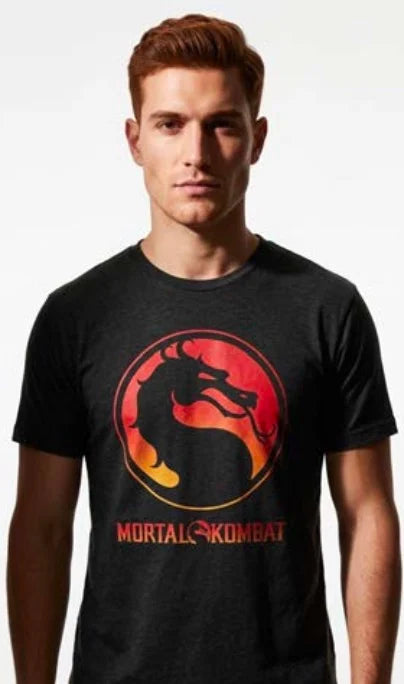 MORTAL KOMBAT - Logo - T-Shirt (L)