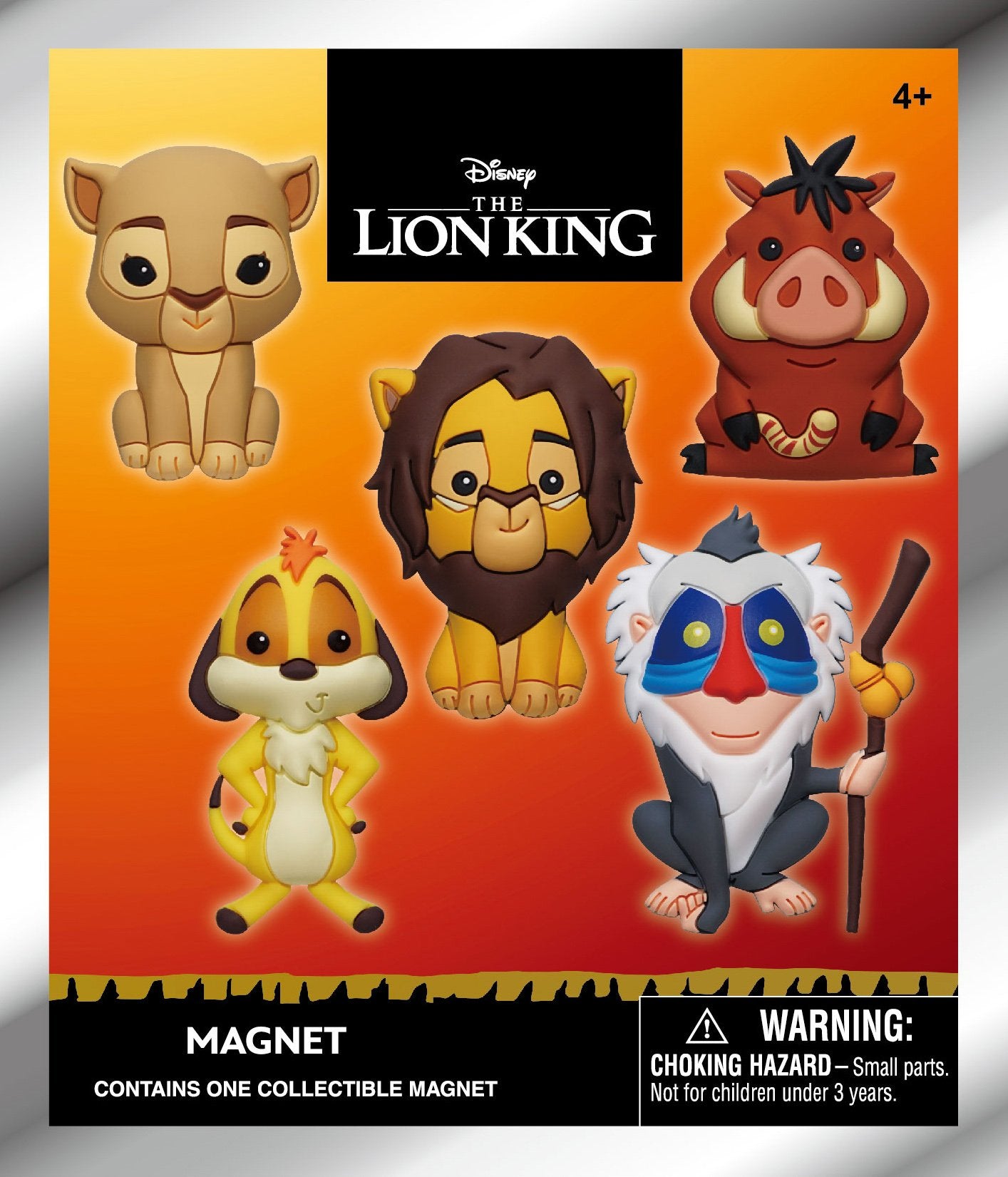 LION KING -Series 1 - 3D Foam Magnets in blind bags (Display 12 Pcs)