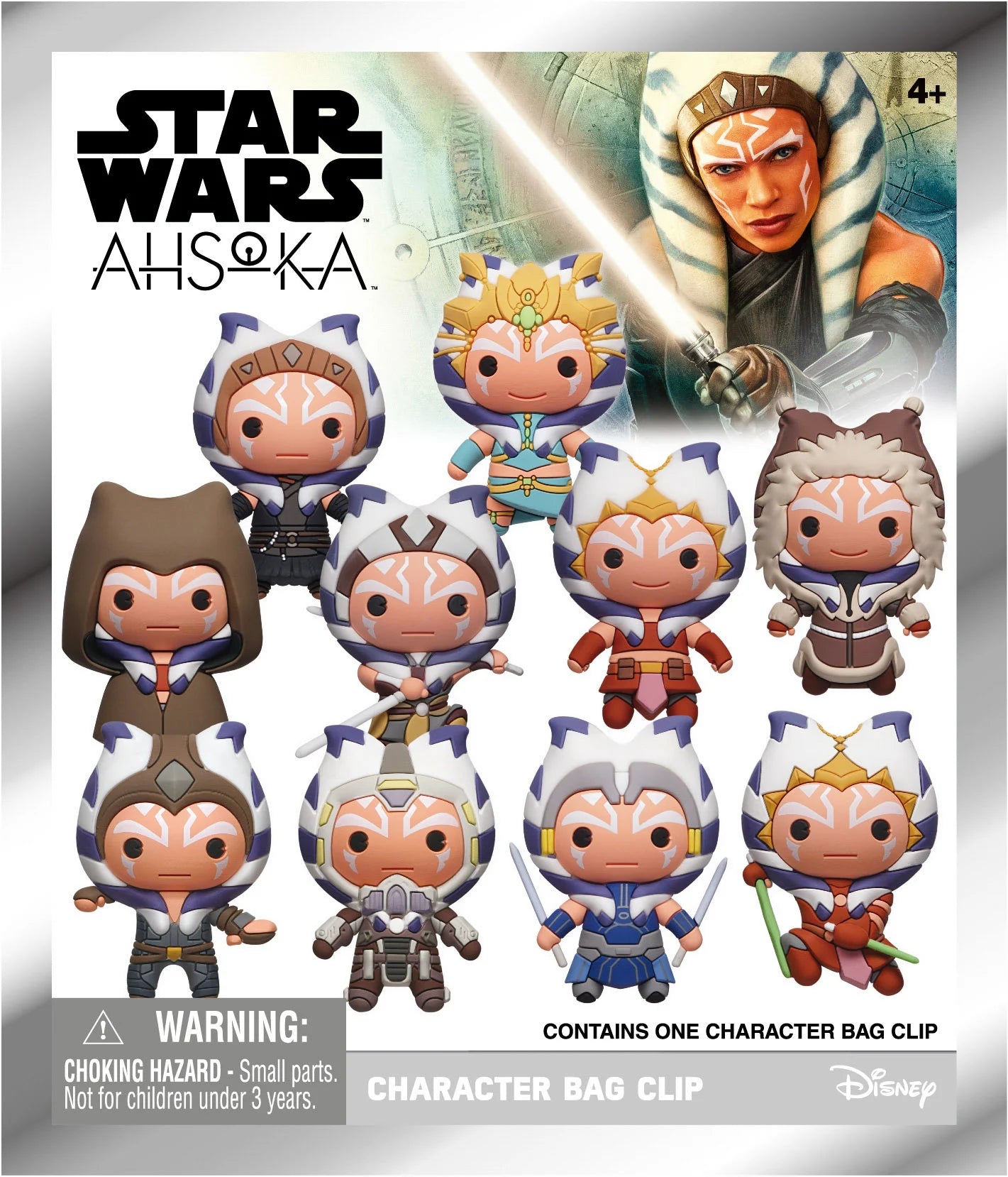 STAR WARS AHSOKA - Series 1 - 3D Foam Bag Clip (Display 24 Pcs)