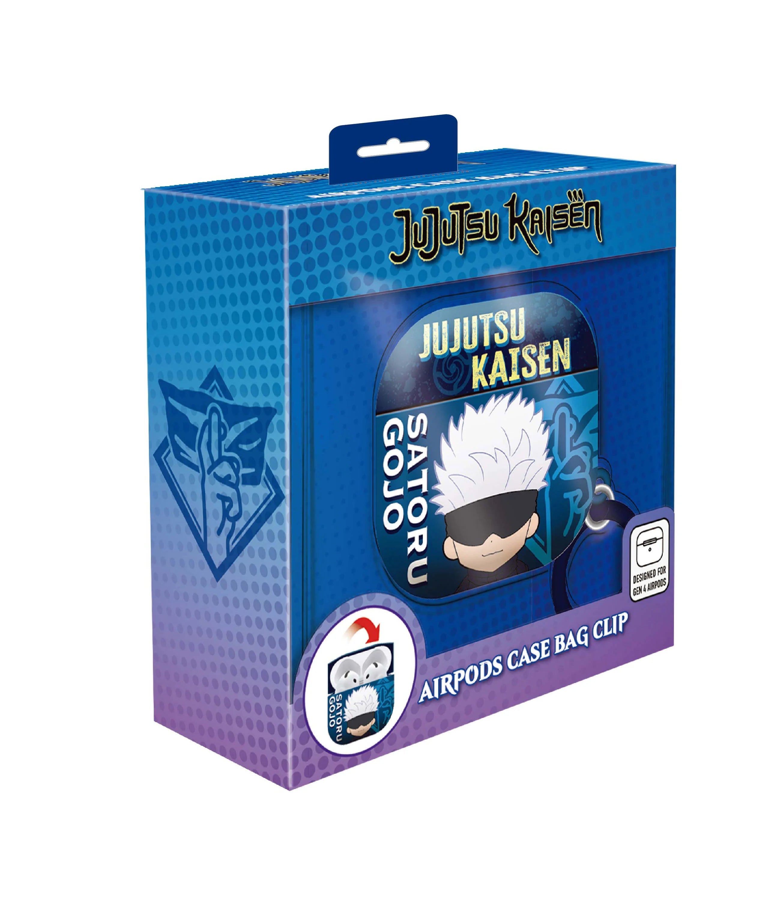 JUJUTSU KAISEN - Gojo - 3D Foam Airpods Case Bag Clip