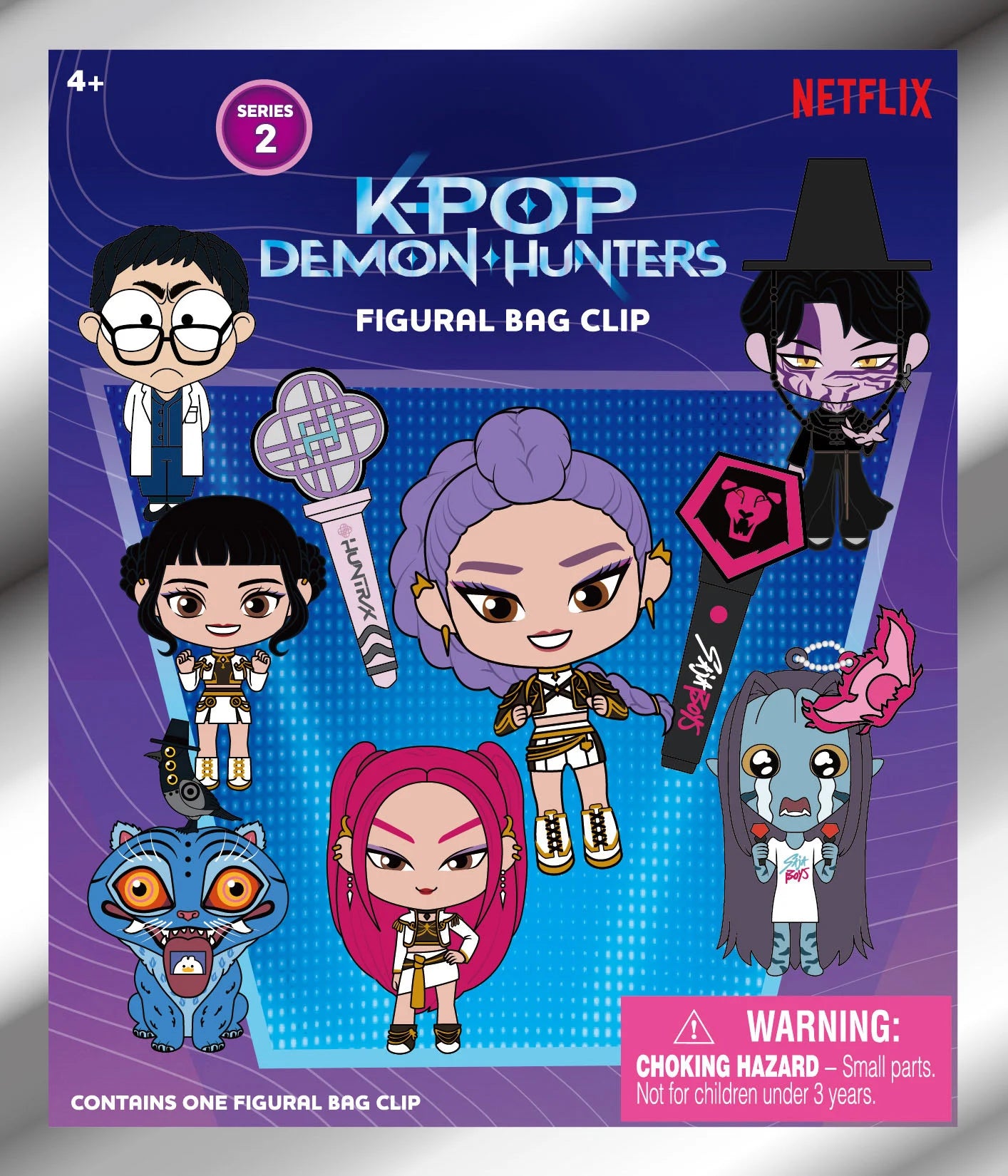 K-POP DEMON HUNTERS - Series 2 - 3D Foam Bag Clip (Display 24 Pcs)