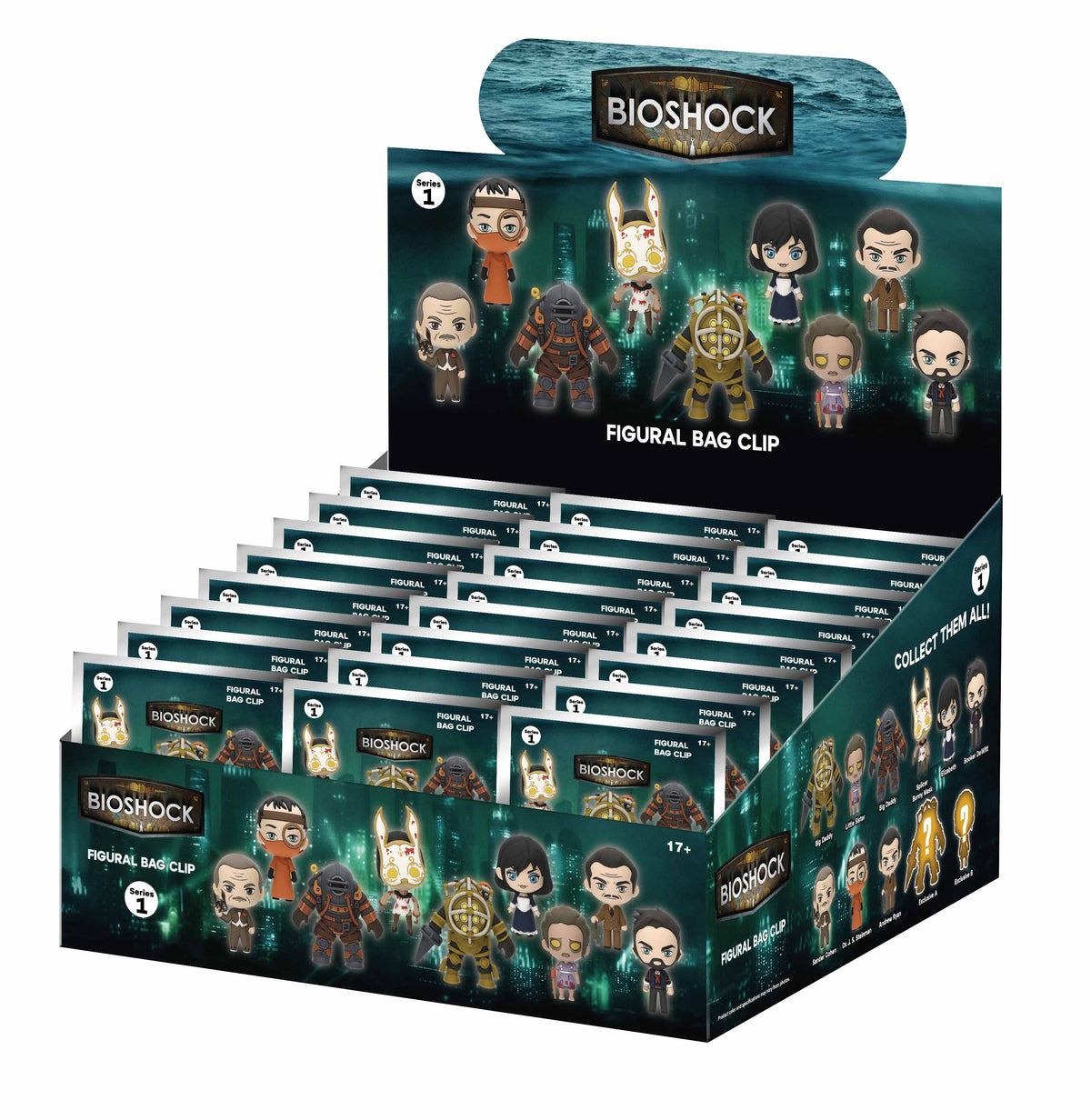 BIOSHOCK - Series 1 - 3D Foam Bag Clip (Display 24 Pcs)
